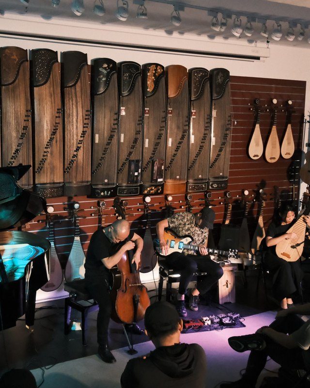 The performance room at Lin's Culture in central Taipei