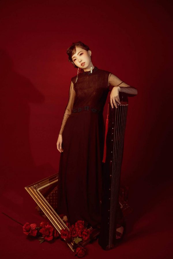 古琴演奏家肖像 Guqin performer portrait