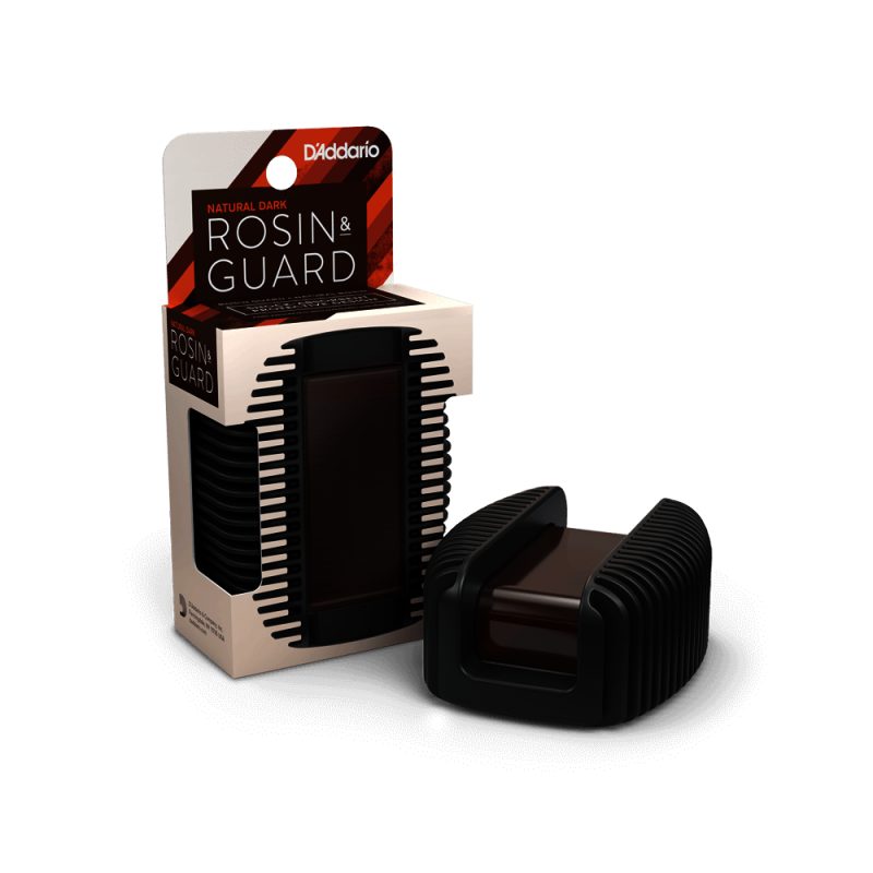 D’Addario Rosin Guard 松香保護套組（附深色松香／DRGBK-VR300）
