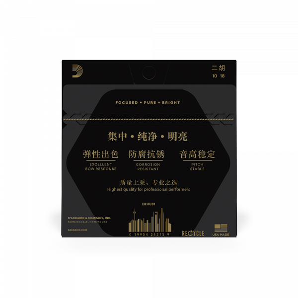 D’Addario Erhu01 二胡弦組（中張力／ERHU01）：圖片 2