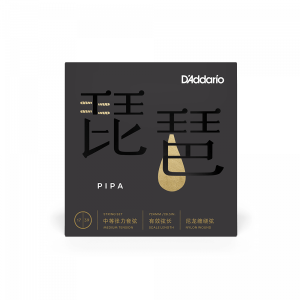 D’Addario Pipa01 琵琶弦組（中張力／PIPA01）